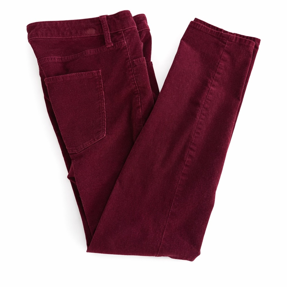Universal Thread Corduroy Jeans Pants burgundy maroon size 12
